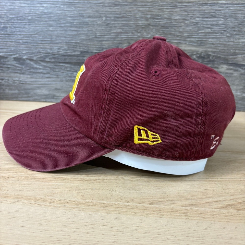 Minnesota Golden Gophers Hat Cap Strap Back Womens Maroon Gold‎ New Era Retro - Picture 4 of 11